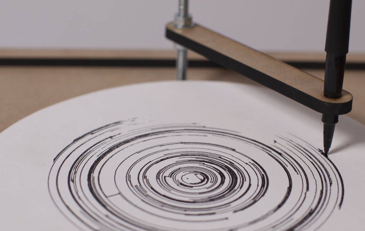 xvshow's tweet photo. . @marisa_w has designed a drawing machine to detect the unnoticed movements of the everyday #goldsmithsdegreeshows http://t.co/E1j1JyHt1H