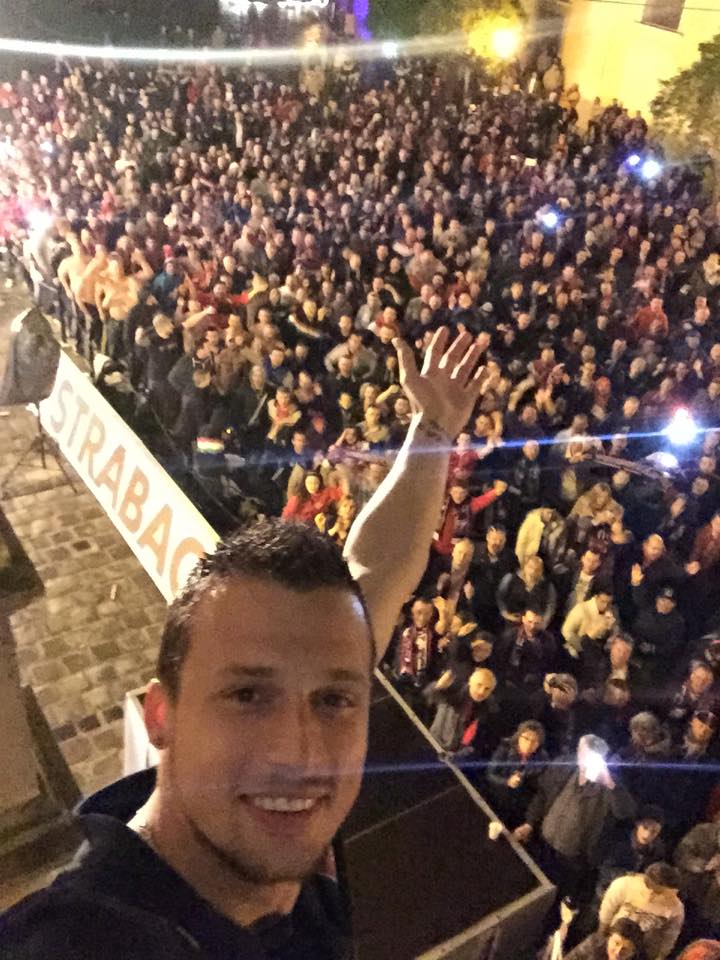 Ivanovski celebrated winning the league with the fans Ivanovski celebrated winning the league with the fans