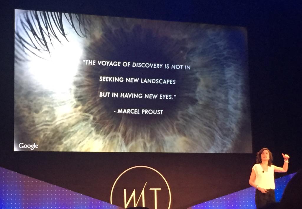 allisoncammack's tweet photo. At #emerge15, soaking up insights from innovators. Abigail Posner, Head of Strategy, Google, @Beautyskew @WITmiami http://t.co/7dlROAoZIV