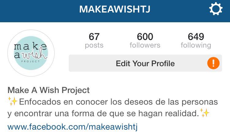 makeawishtj's tweet photo. ¡Ya somos 600 en #Instagram!
No olviden seguirnos en facebook e instagram
http://t.co/bYp0D3yHZN
Insta: @makeawishtj http://t.co/ksXDio7uOj