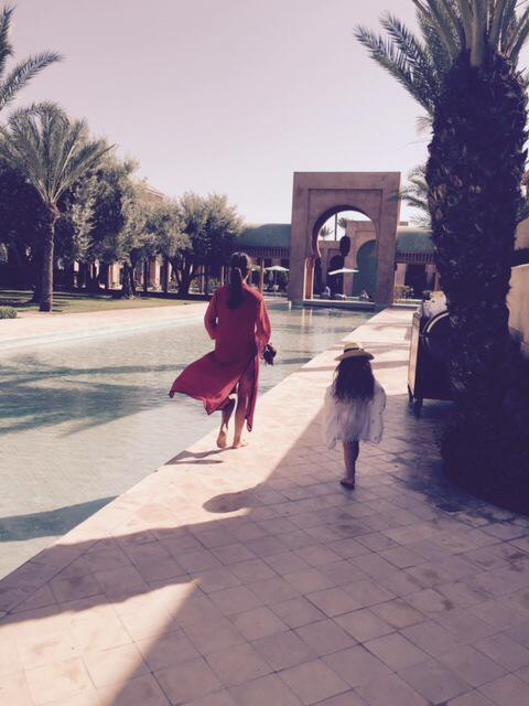 victoriabeckham's tweet image. Kaftans in Marrakech x 🙏 vb
