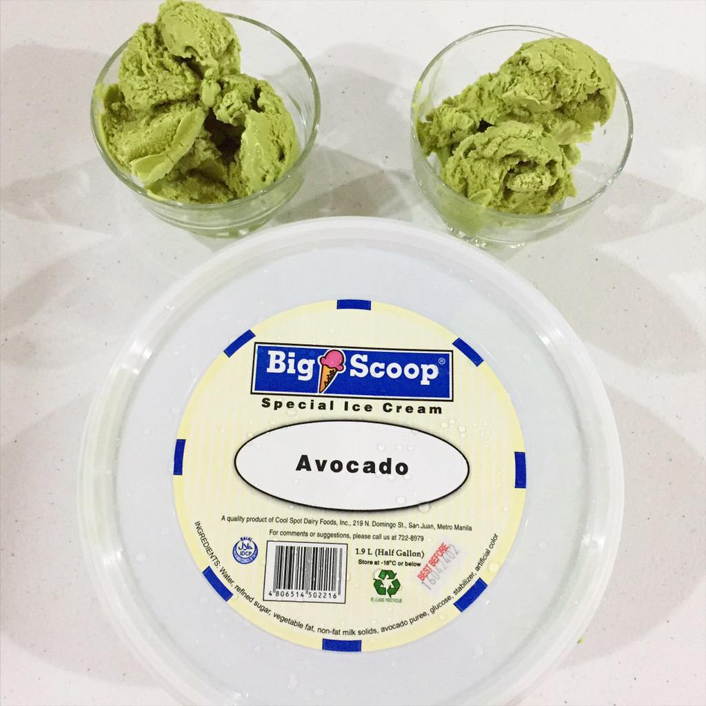 Cooling off with Avocado Ice Cream by <a href="/bigscoop_ph/">Big Scoop Ice Cream</a> #yum #foodstars