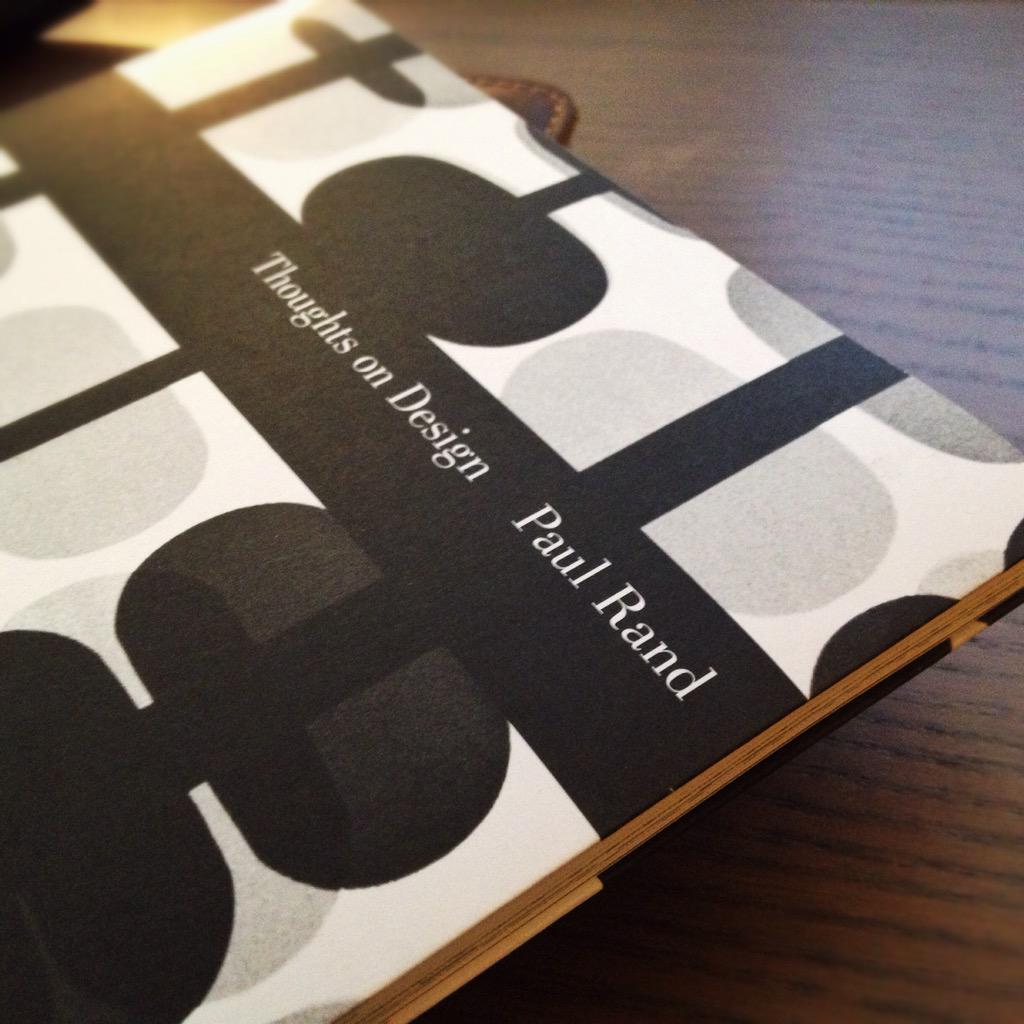 cunningwill's tweet image. Nothing like getting in Monday morning to find a present on your desk. Thank you @bbothe #DesignWins #PaulRand
