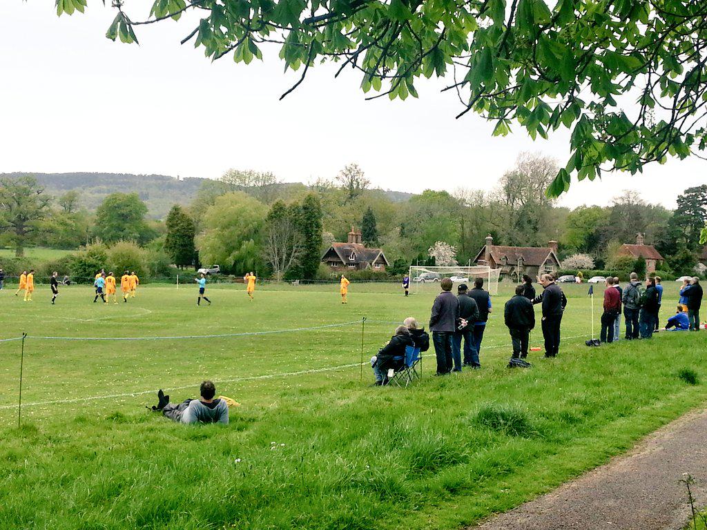 harris1881's tweet image. Bank Holiday #NonLeague Ockley 0-0 Lavant. Att: c.75 No goals, but lovely setting and @OckleyFC are W Sussex champs.