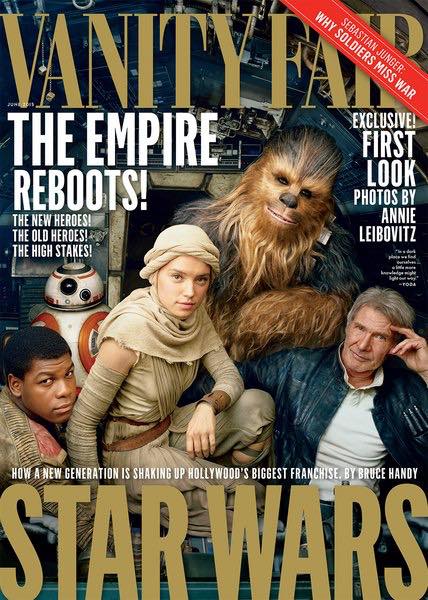 maudegarrett's tweet photo. MAY the 4TH be with you all!! These pics of Poe Dameron, Kylo Ren, Rose and the SW Team cover make me so, so happy! http://t.co/cQgdlVAHR4