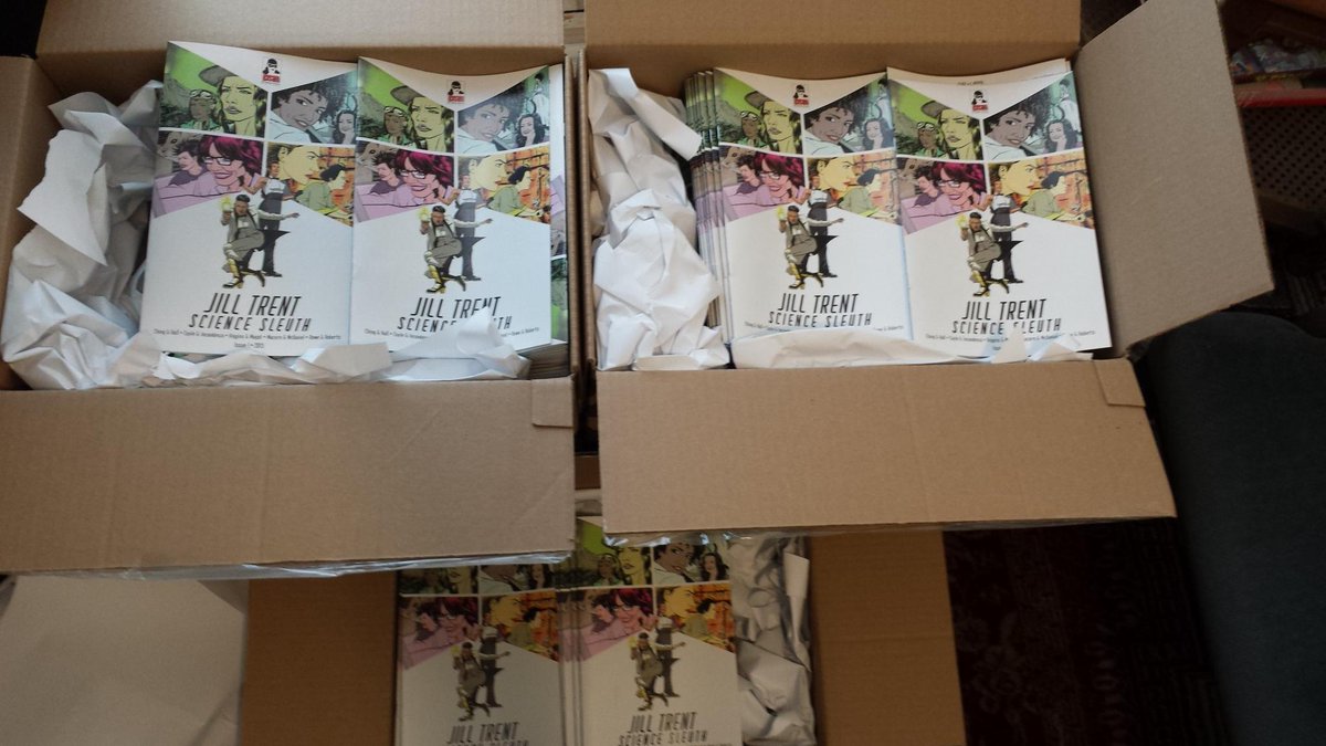 superdames's tweet photo. LOOK WHAT ARRIVED TODAY @AtomicNumber36 @CharleyMacorn @KyleRoberts_Art @AlOnfroi @KidSideburns #jilltrent http://t.co/QbsrI2PKZo