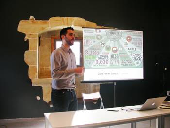 nautiluslab's tweet photo. .@IgnacioBustillo: #dataplumbing o el obligado trabajo sobre datos en cantidades ingentes http://t.co/8cI7m8LrGB http://t.co/u4DPqr3982