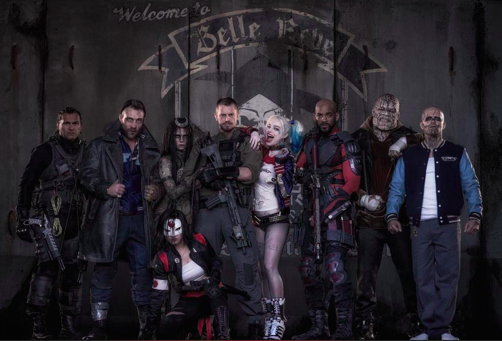 2G1Gtalkcomics's tweet photo. first look at the cast of #SuicideSquad and...well...okay. http://t.co/g4Xzv4ZZKA
