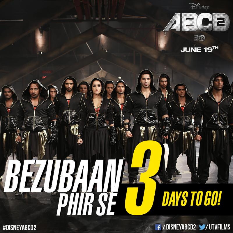 ShraddhaKapoor's tweet photo. Chin up, head up, ready. #BezubaanPhirSe #ABCD2 #Disney #Remo @Varun_dvn http://t.co/XPCXUc6bAB