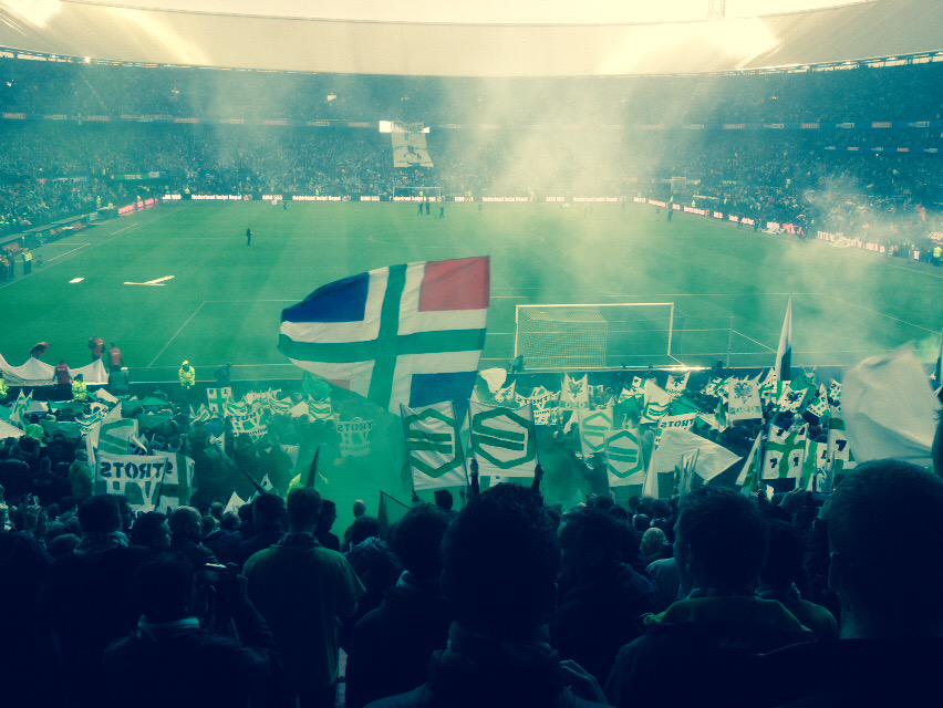 deneils's tweet photo. Fortunate to be at De Kuip to witness #fcgroningen win first major trophy #knvbbeker Great day &amp; superb supporters! http://t.co/YqqJor5Ab2