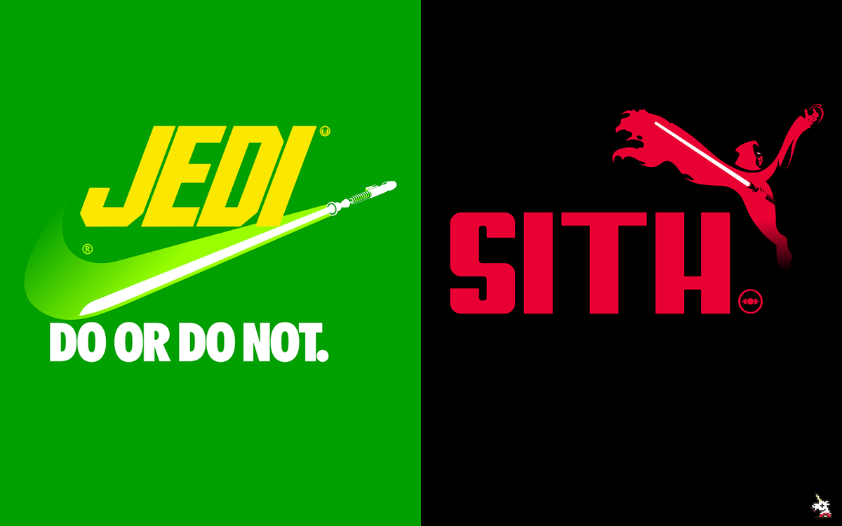 nattrcia's tweet photo. En días como #MayThe4thBeWithYou es preciso recordar estos logos <3 http://t.co/P7wIxmCPNX