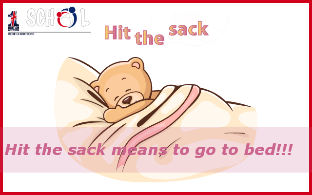 Resultado de imagen de hit the sack idiom