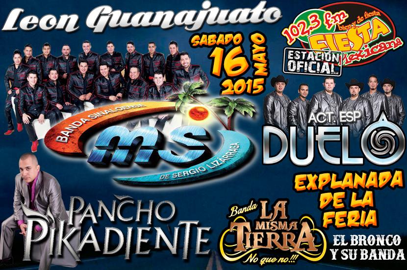 labestiafmleon's tweet photo. Ponte #bienydefiesta y gana accesos con nuestros locutores para el baile de @BANDA_MS @DUELOOFICIAL @panchopika http://t.co/PQKVHBkrIY