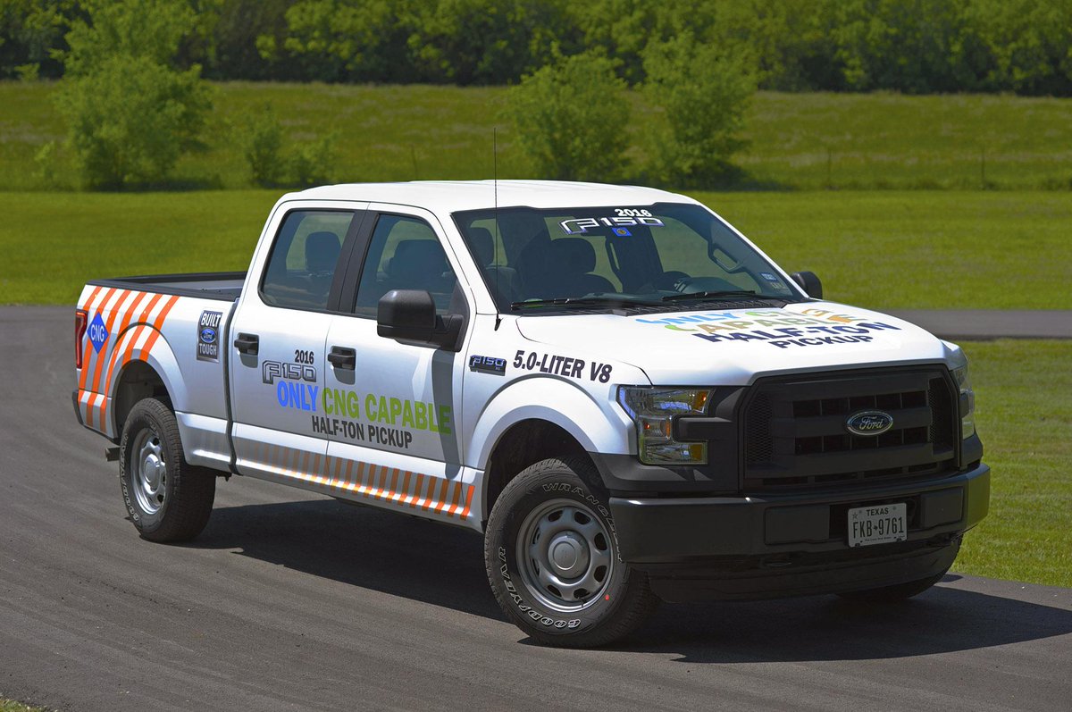 automobilemag's tweet photo. If you want CNG capability in your half-ton pickup, #Ford's your only choice: http://t.co/7IqLmFYOcv http://t.co/yAfCKa7O2z