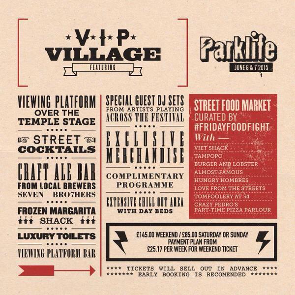 bunnyjacksons's tweet photo. Don't forget we're bringing some of your favourites to the VIP @Parklifefest GO VIP NOW! http://t.co/LeZR9h0Qp8