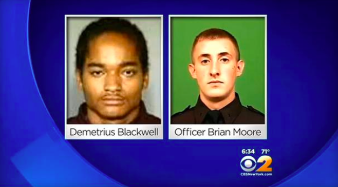 CBSNews's tweet photo. MORE: NYPD Officer Brian Moore removed from life support, dies after being shot in head http://t.co/QIBIUjk6BQ http://t.co/qCquwRLiZc