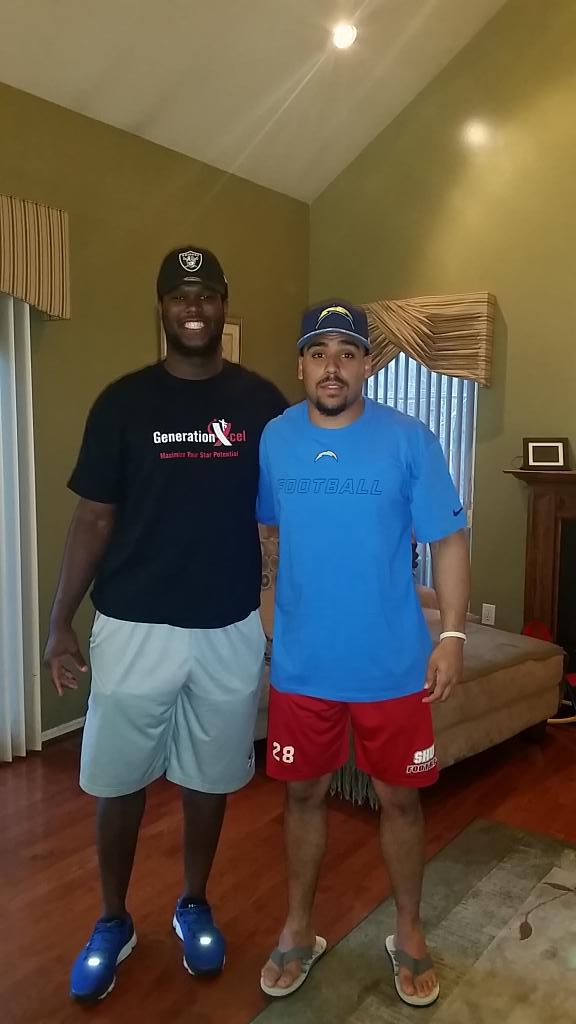n_xcel's tweet photo. Congrats to Max Valles(Oakland Raiders) & Gordon Hill(San Diego Chargers). #proudofyou #NFL bound #GenerationXcel http://t.co/8QAY03zxRt