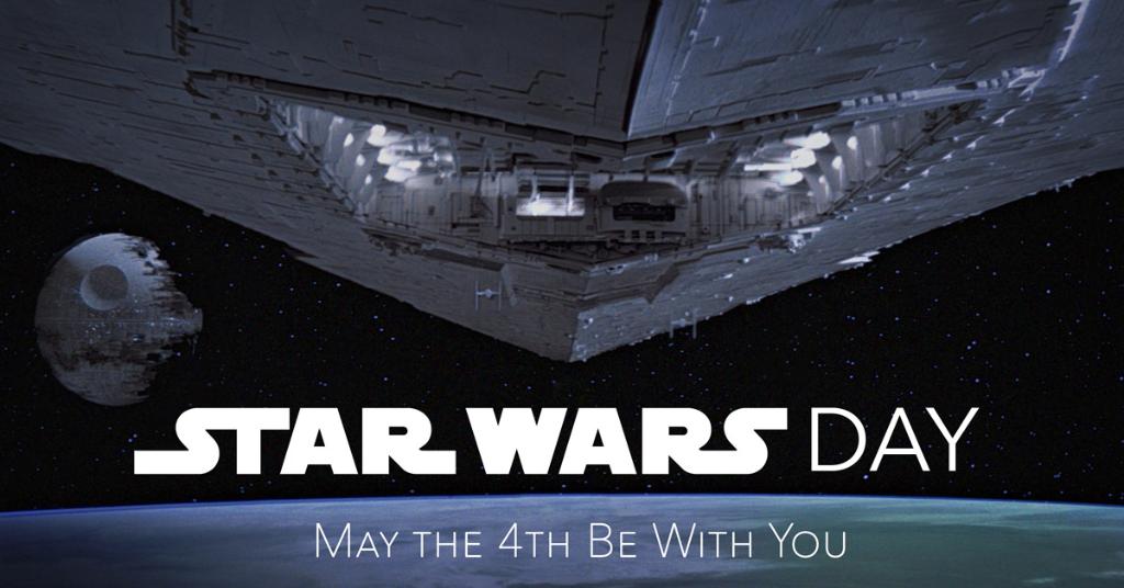 Disney's tweet image. The Force is with you all. Happy #StarWarsDay! #MayThe4thBeWithYou