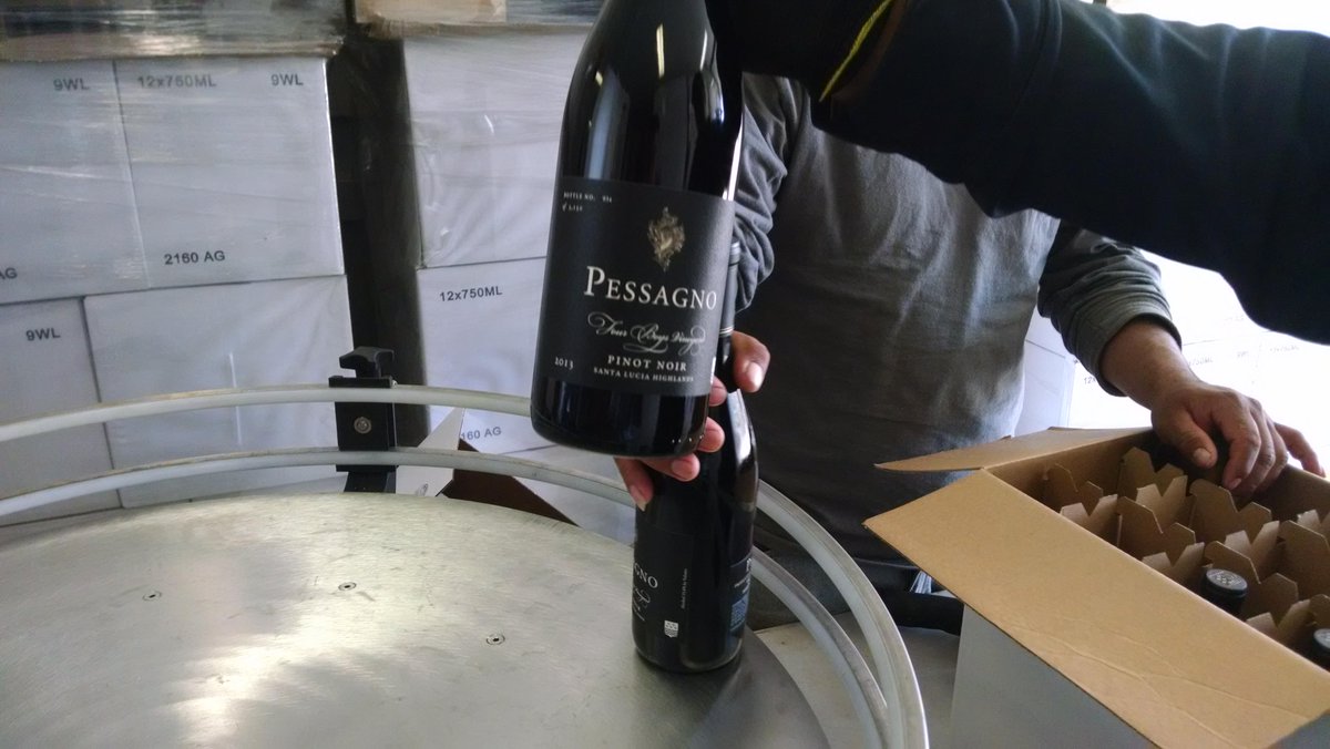 So excited!! Rolling off our new bottling line and coming to you SOON!!!!

#FourBoysPinot #Pessagno #slhwines