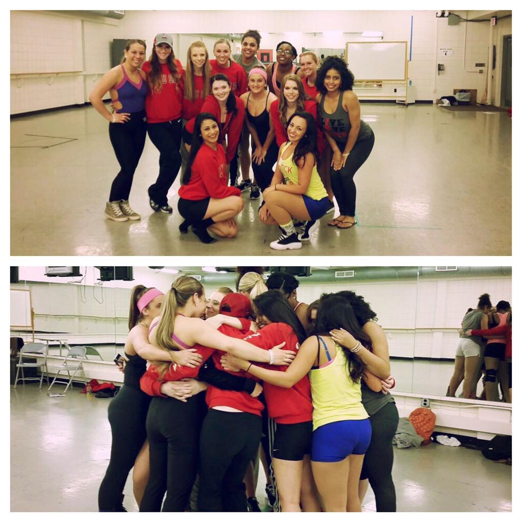 CalUDanceTeam's tweet image. Congratulations to the girls that made the 2015-2016 dance team! Second round of tryouts are next fall!❤️👯