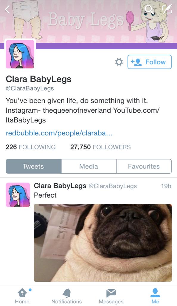 Twitter clara babylegs