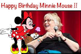 Happy 71st birthday to Russi Taylor, voice of Minnie Mouse! 