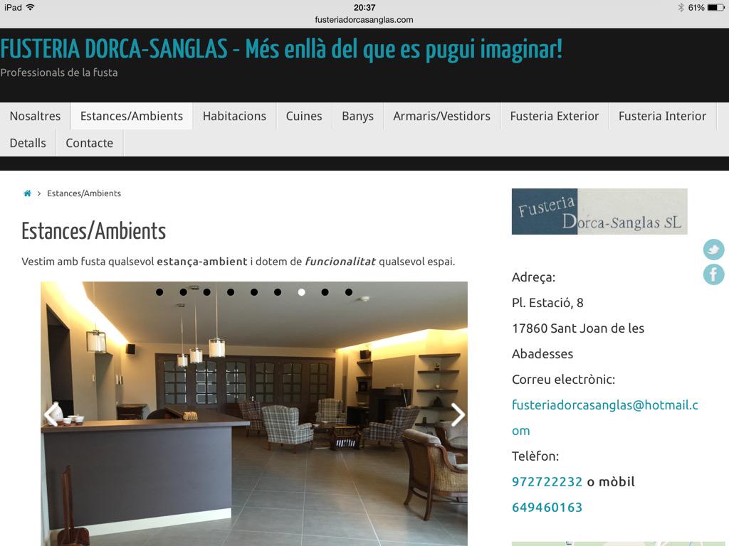dorcasanglas's tweet photo. Pàgina web acabada. http://t.co/6G0lC5P4lg