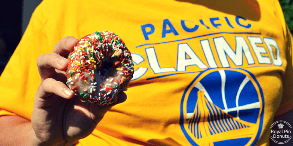 RoyalPinDonuts's tweet photo. Our dough is on the @warriors! #NBAPlayoffs #Round2 http://t.co/eP2T5tjf3b