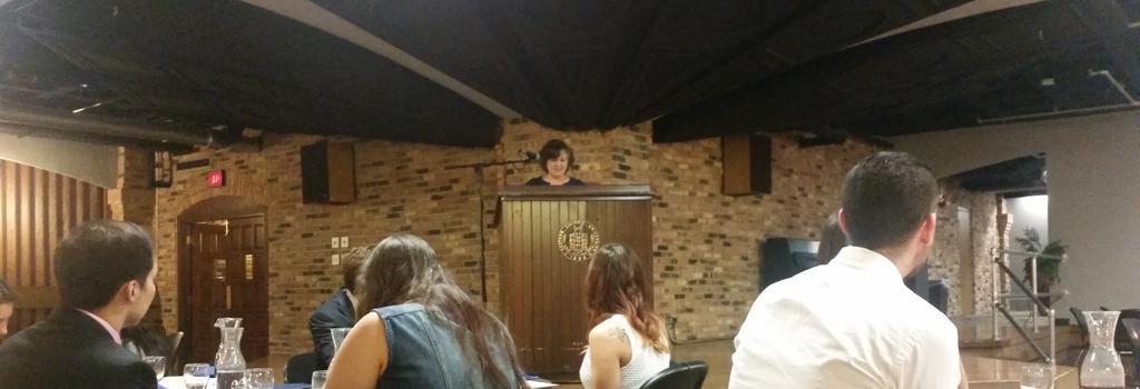 Dr. Sally Renaud speaking at the Journalism Banquet last Saturday. Thank you to everyone who came!