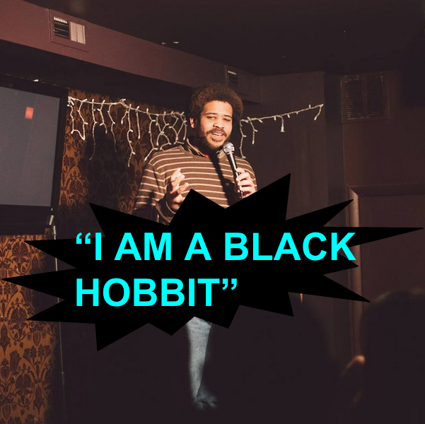 YouAreTheGenre's tweet image. &quot;I am a black hobbit...&quot; - @TimBarnes451&apos;s #NerdConfession in @NerdettePodcast LIVE: nerdettepodcast.com/post/117807603…