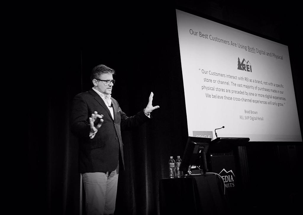 ChrisBrinkworth's tweet photo. "Successful (@OracleMktngCloud) customers look at #DigitalInStore holistically" @christianhyland. #ORS15 #omnichannel http://t.co/gHCLjmUbye