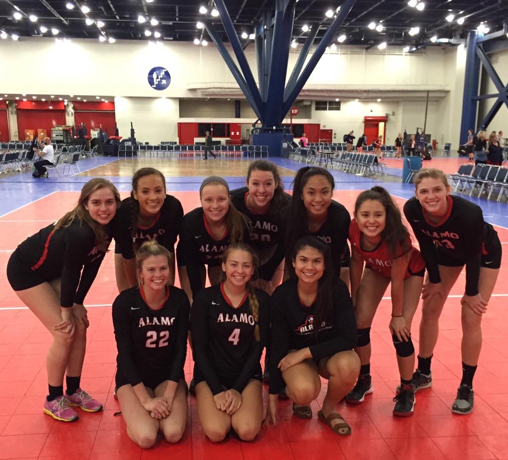 AlamoVolleyball's tweet photo. Congrats to Alamo 17 Premier for punching their ticket to #GJNC at the #LSRegionals. Awesome job girls &amp; Coach Phil! http://t.co/ln2p3H3qfe