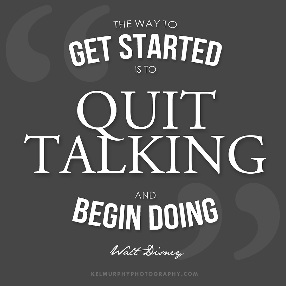 Official_EMP's tweet photo. “The way to get started is to quit talking and begin doing.” ~ Walt Disney http://t.co/q5uiEaoMHD