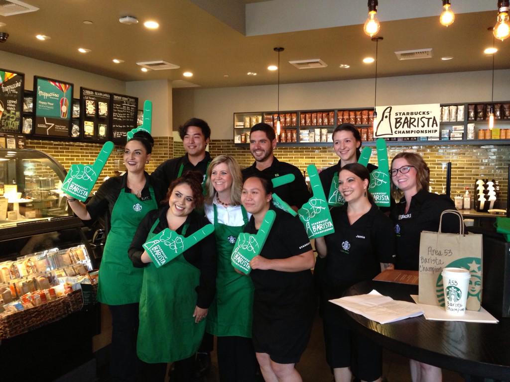 Wendy_Tatum's tweet photo. Let the San Diego A53 Barista Championship semi-finals begin! #starbuckschampion #tobeapartner @starbucksprtnrs http://t.co/xDPL7pGunp