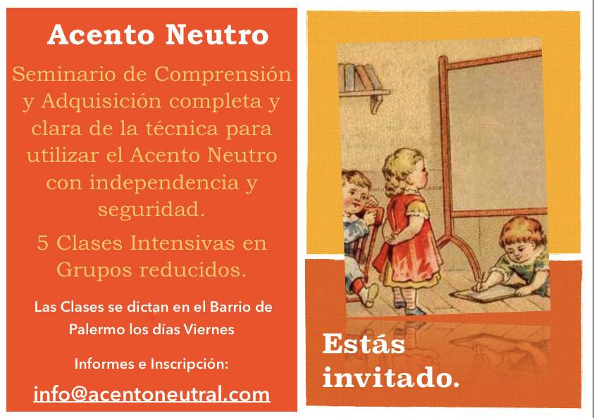 acentoneutral's tweet photo. Arranca el seminario de Mayo para principiantes, animate a expandir tus horizontes. con @AnaValsagna @soyfranbass http://t.co/Tl8ubZTODs