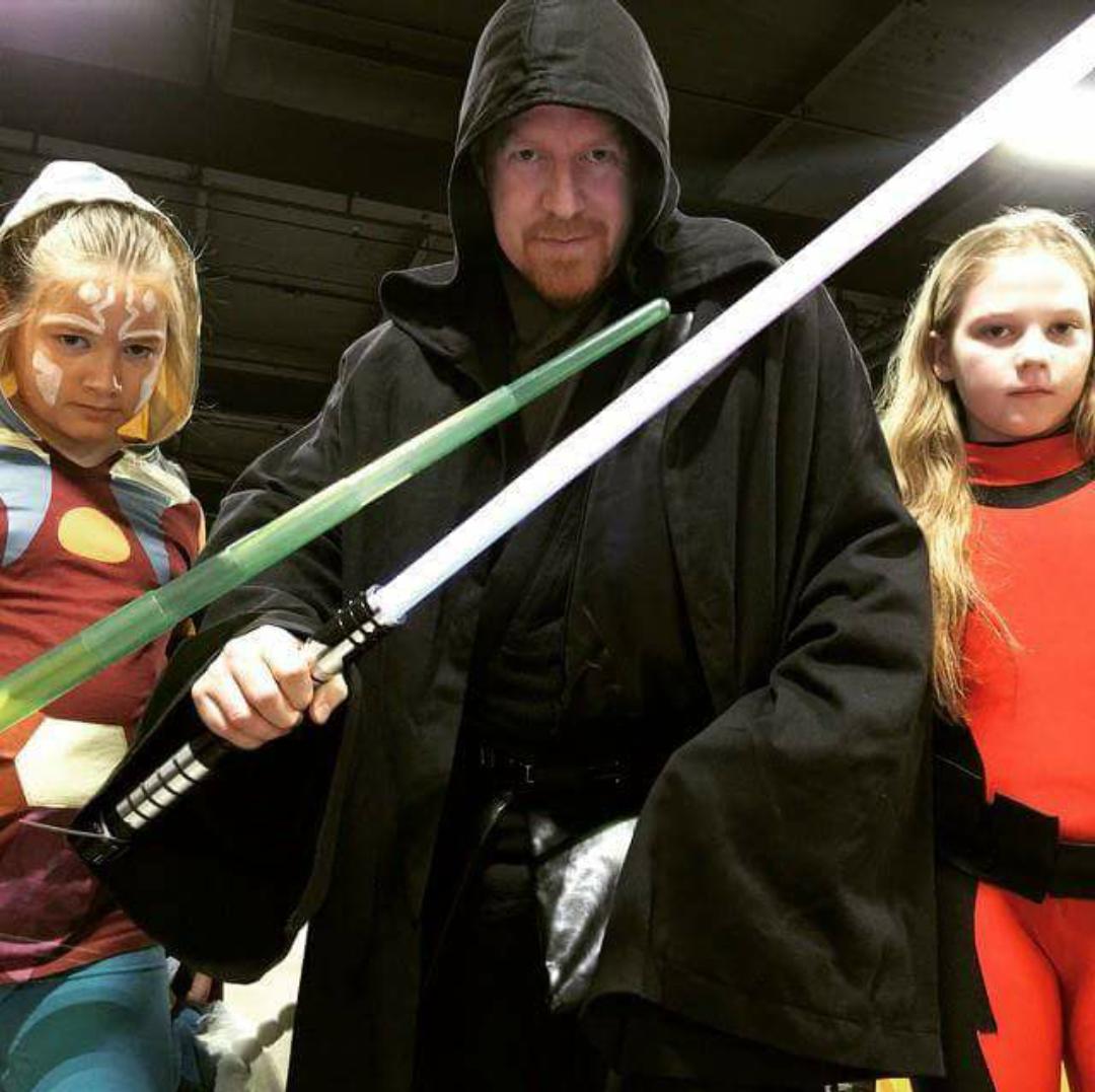 simonnicerice's tweet photo. #AlamoJedi @AlamoNYC  Because my whole family are Star Wars fanatics! :) http://t.co/66LLwnVKVU