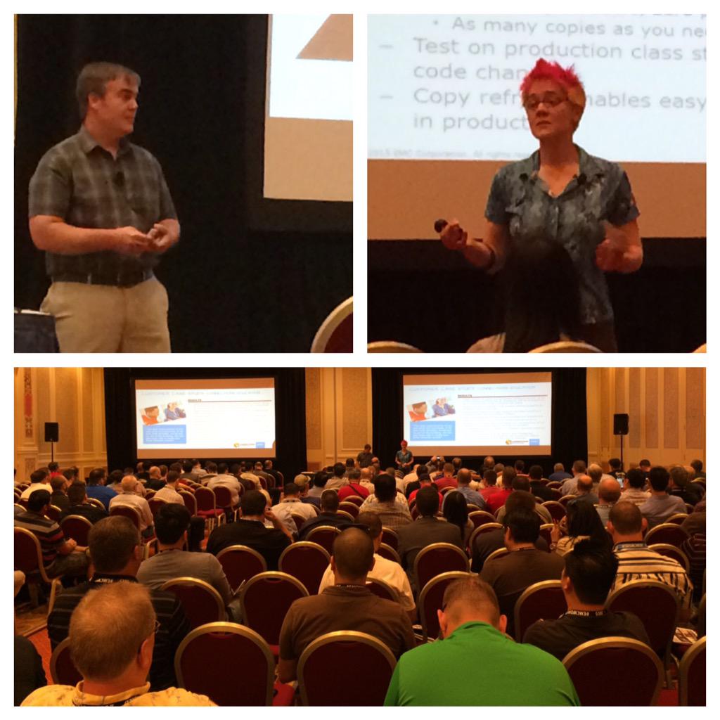 tevans100's tweet image. Enjoyed watching customer friends present at #EMCWorld2015 on solving  SQL challenges w/ @EMCXtremIO Great job!