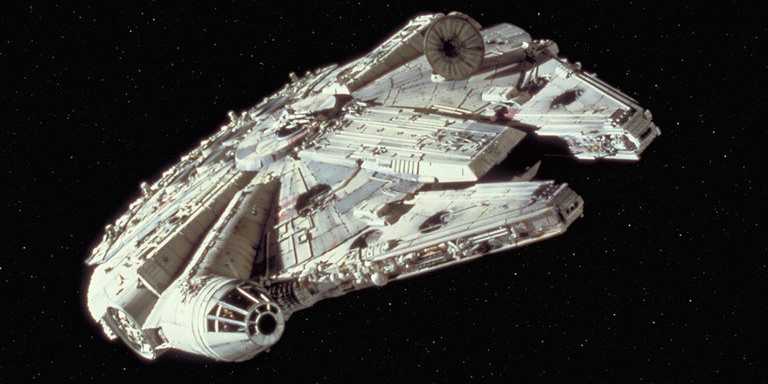 insidertechbiz's tweet photo. The original Millennium Falcon design in 'Star Wars' was completely different @BI_Video http://t.co/Lj3tzIAvkf http://t.co/zMGYP1G0UU