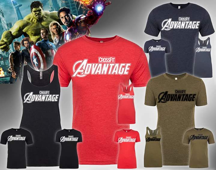 CFAdvantage's tweet photo. CrossFit Advantage "Avengers" shirts are READY FOR PRE-ORDERS!
$25 each!
Pre-order will go until NEXT MONDAY! http://t.co/ckr2PIxbP7