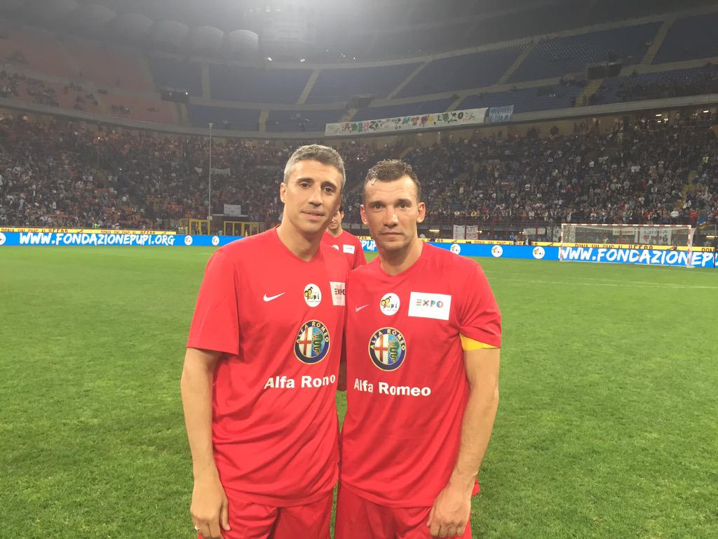 Crespo's tweet photo. Ora tocca a noi! #MatchForExpo @MatchforExpo http://t.co/0pvzL2DG5o