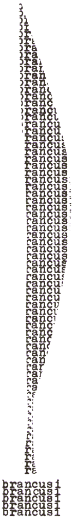 'Brancusi', Jiří Kolář