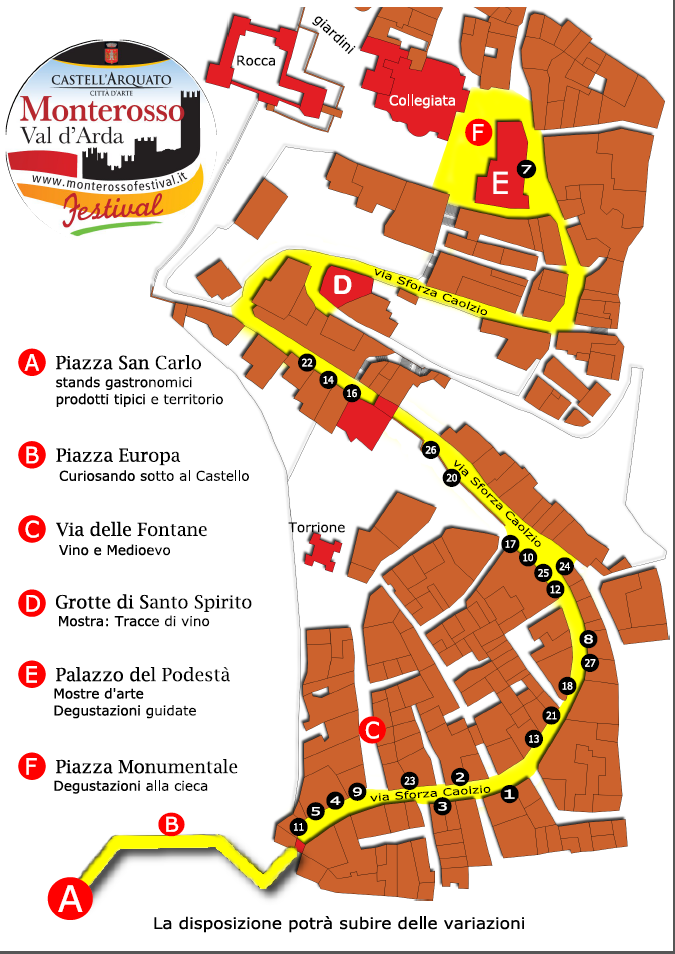 monterossova's tweet photo. Circa 30 cantine presenti al #monterossofestival di #castellarquato http://t.co/IX9eoeDHL6