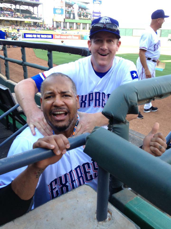 Happy 50th birthday to my pops as he chokes out Manny Ramirez! Thanks for all the love and support you give me! 