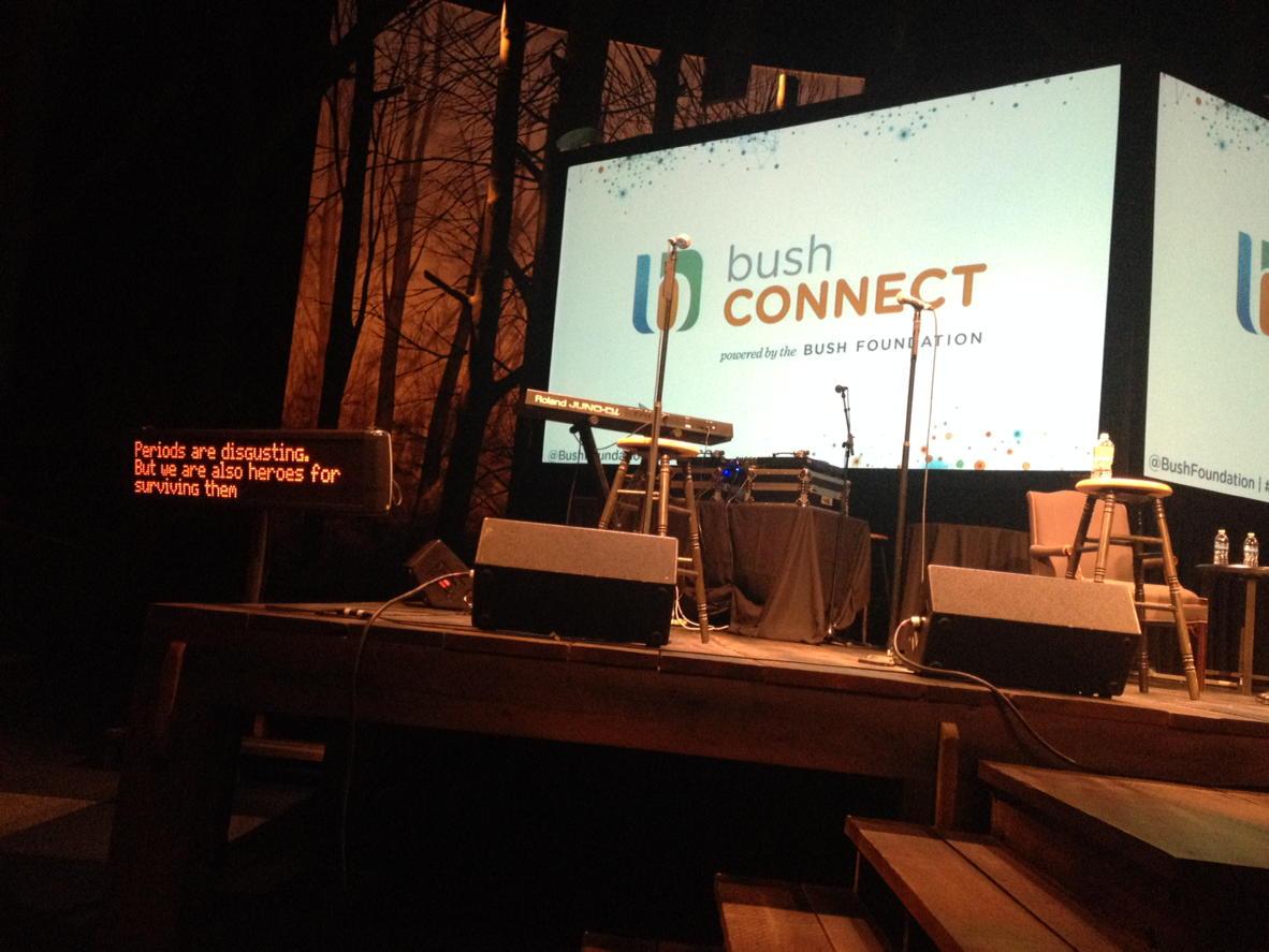 MerileeJohnson's tweet image. #bushCON words to live by, by @cameronesposito
