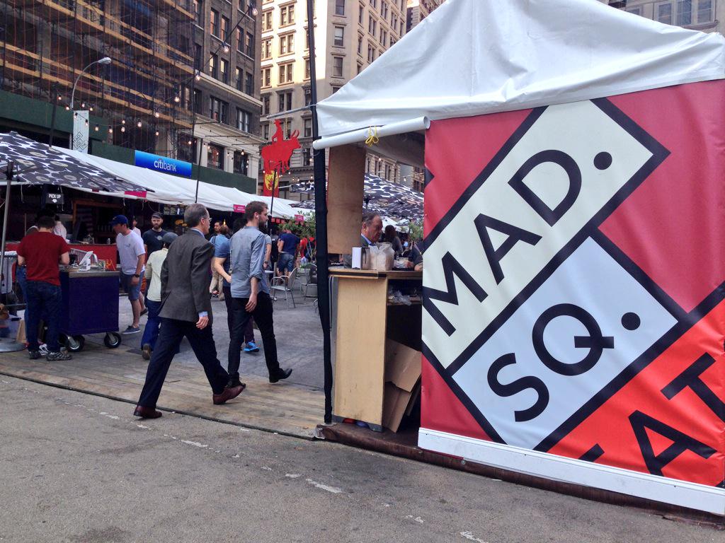 #MadSqEats is back - feeling like summer! Ft <a href="/RobertasPizza/">Roberta's Pizza</a> <a href="/asiadognyc/">asiadognyc</a> @potpurinyc <a href="/peoplespops/">people's pops</a> <a href="/CalexicoNYC/">Calexico</a> &amp; more!