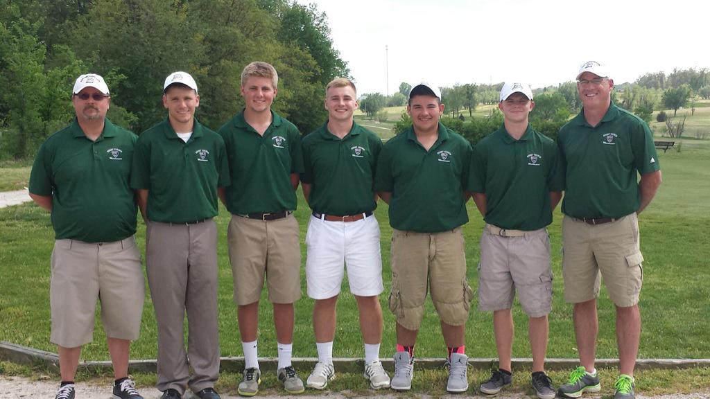 GolfMV's tweet photo. Mount Vernon Golf shoots 335 and places 3rd, but all advance to Sectionals next Monday at Bill and Payne Stewart. http://t.co/cEsgqDJViE