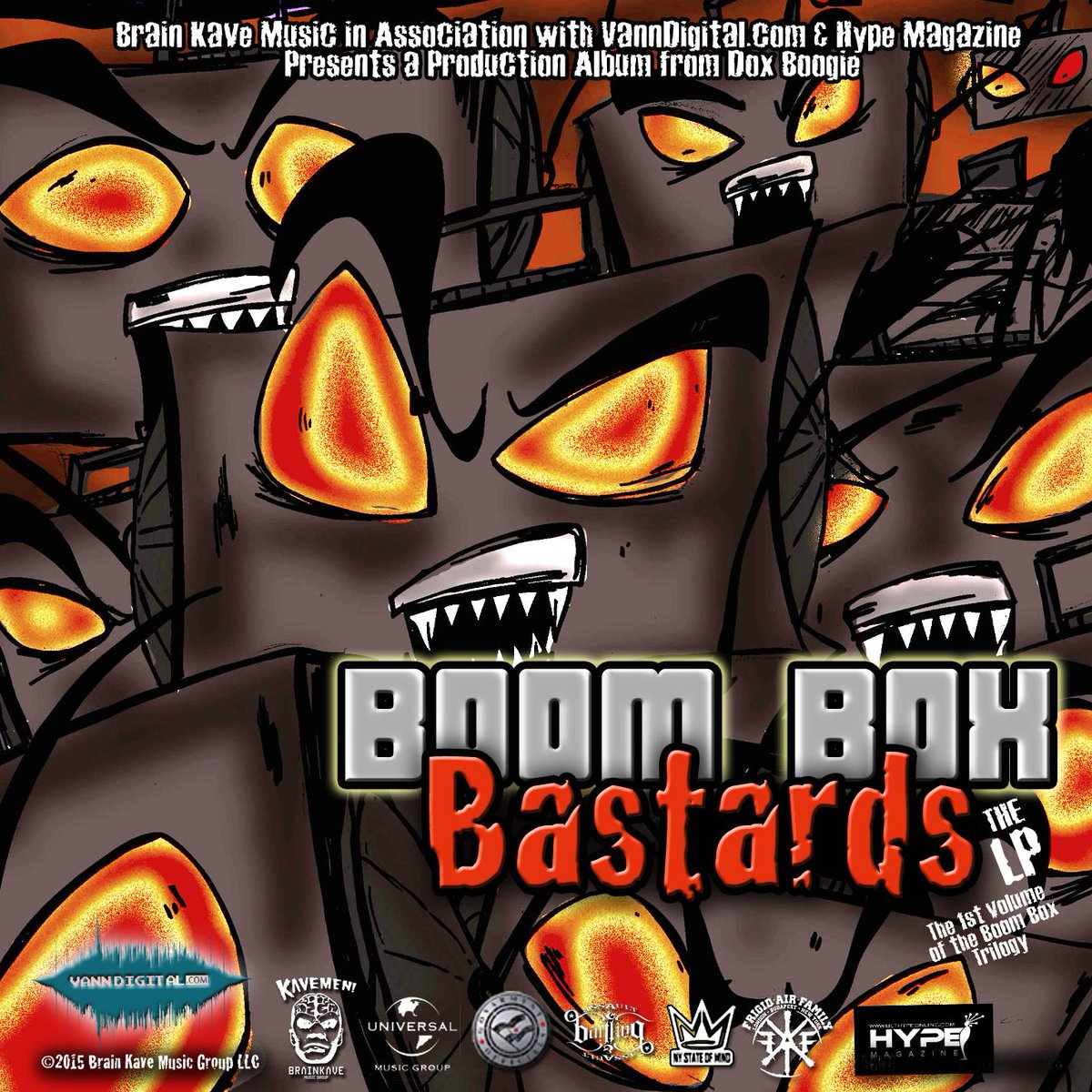 TheHypeMagazine's tweet image. @TeamBrainKave in association w/ @VannDigital &amp;amp; @TheHypeMagazine presents #BoomBoxBastards The LP - #COMINGINMAY