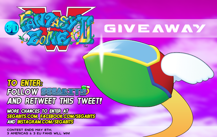 SEGAbits's tweet photo. #Contest: Win #SEGA's 3D #FantasyZone II for #Nintendo3DS! Follow @SEGAbits &amp; RT this tweet! http://t.co/iS5fkK3Yvn http://t.co/EjIZnlgOUd
