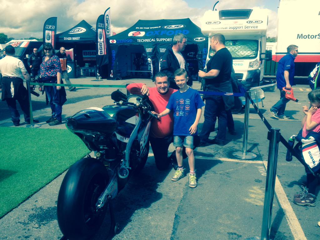 Charlie had a great time ,thanks <a href="/paulbirdpbm/">Paul Bird</a> for taking the time to have a photo and letting home sit on the bike.