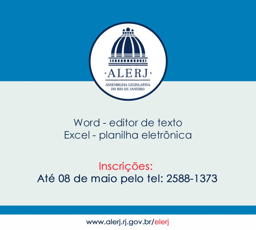 elerj_'s tweet photo. @elerj_ realizará em maio o curso INFORMÁTICA BÁSICA para servidores da @Alerj e Câmaras Mun. http://t.co/KMhr2Pq8Dt http://t.co/tknRYCYRJr